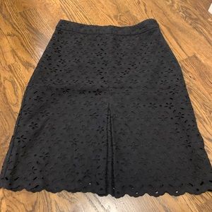 Talbots eyelet skirt
